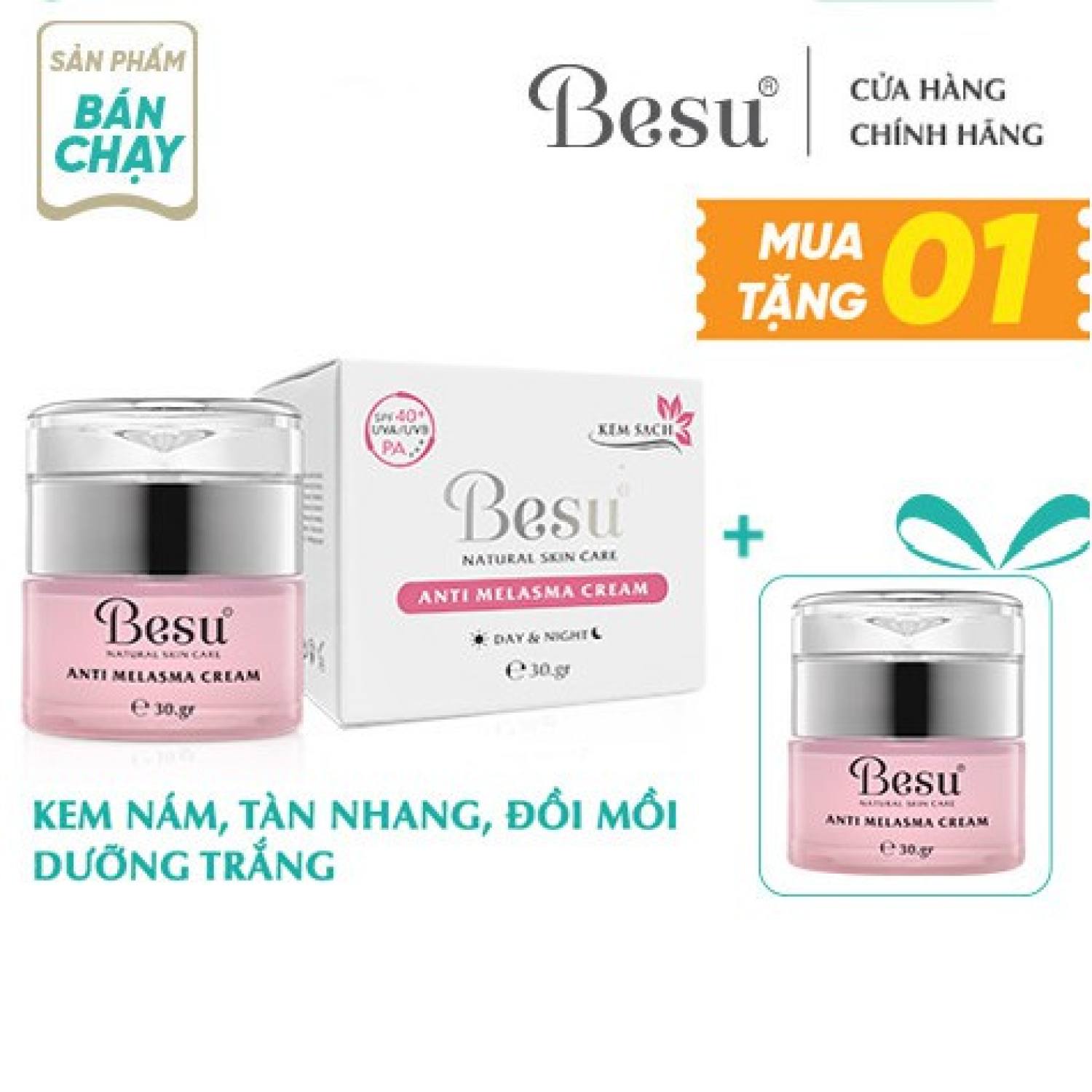 Besu Ngừa ƞám, Mờ Thâm, Trắng Da.kem dưỡng trắng mờ thâm