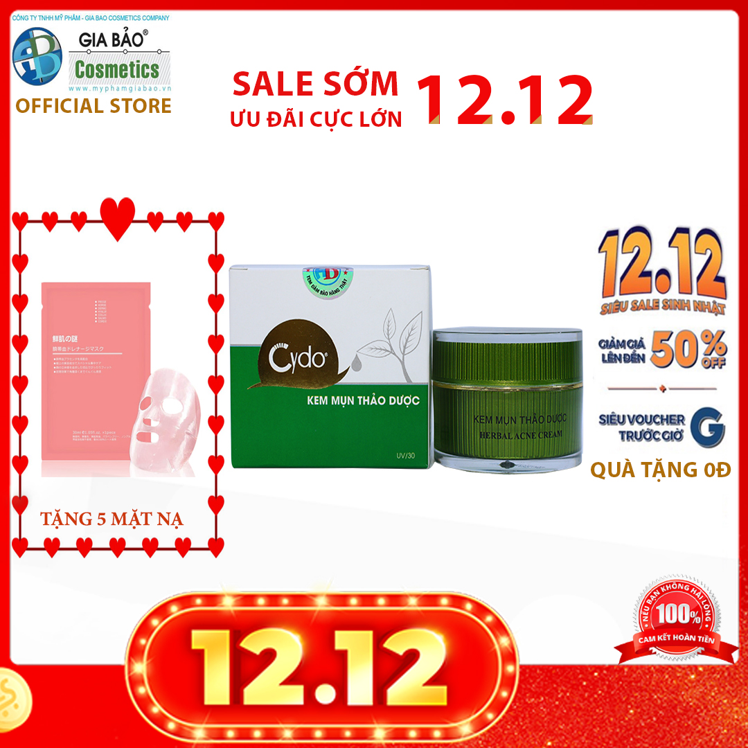 Kem tri mụn thảo dược cydo
