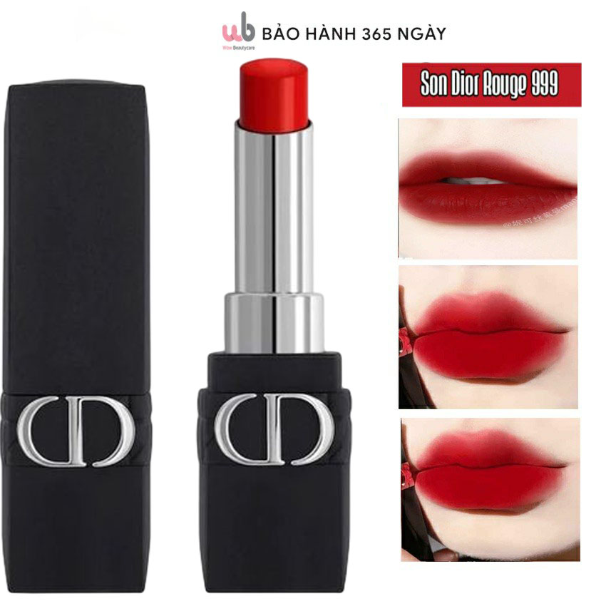 Son Dior 851 Ultra Shock  Đỏ Rượu Đẹp Nhất Ultra Rouge Vỏ Đỏ