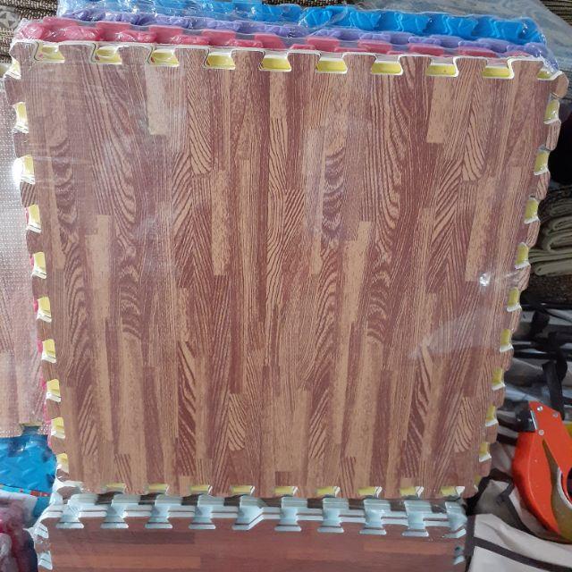 (RẺ VÔ ĐỊCH) XỐP GHÉP vân gỗ (bịch 6 tấmkt 60x60cm)