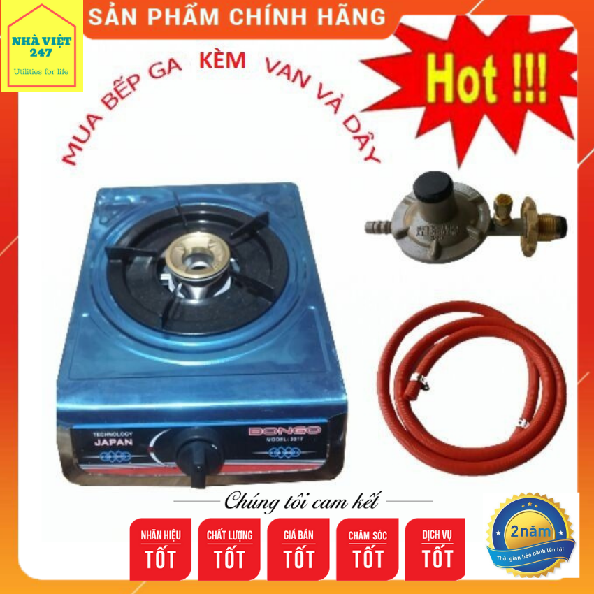 [ RẺ- BỀN - ĐẸP -FreeShip] Bếp Ga Đơn Mặt Inox-Bếp Ga Cá Nhân ,Sinh Viên -Rẻ Đẹp- Tốt -Lửa Xanh Tiết Kiệm Gas -NhaViet247 -BẢO HÀNH 24 THÁNG