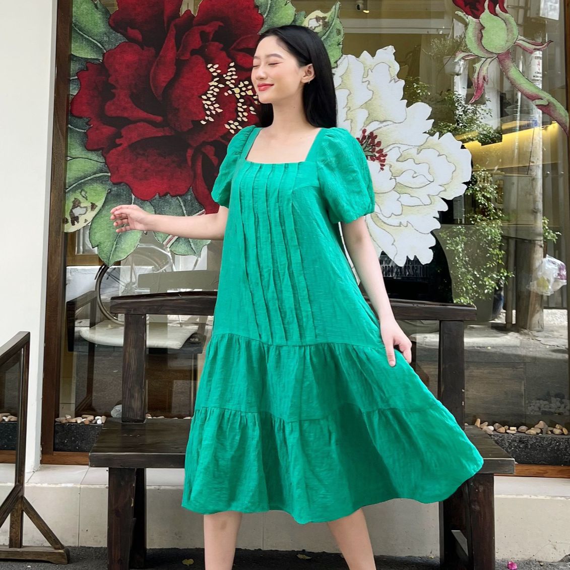 OLV - Đầm Shamrock Line Detailed Dress