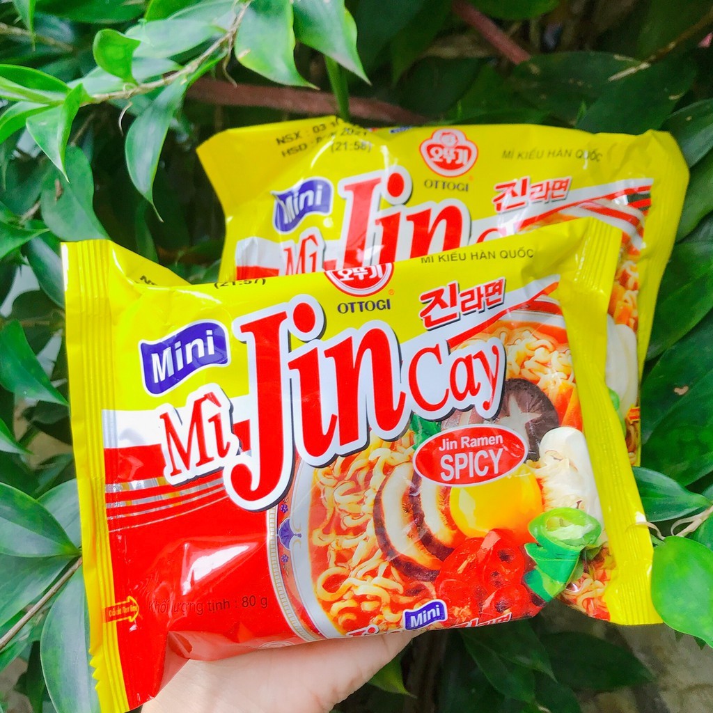(Combo 5 gói) Mì Jin Cay Ottogi 80g