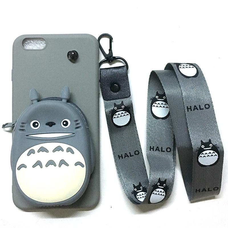 Ốp Lưng Thú Túi iPhone 6 Plus / 6s Plus kèm dây đeo (hình dẻo) ( CHỌN HÌNH )