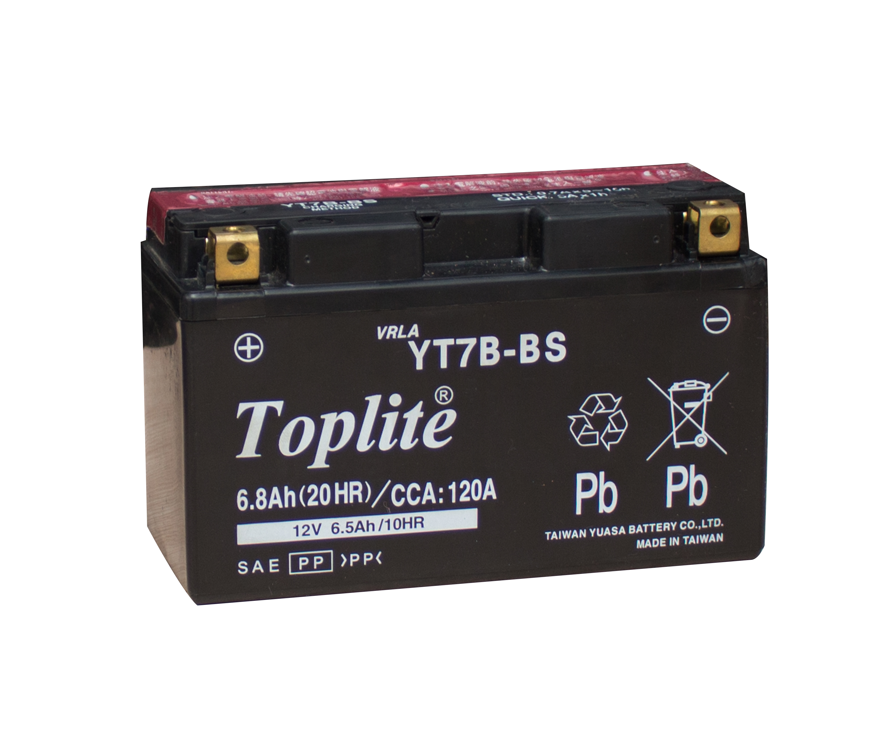 Bình ắc quy motor toplite yt7b-bs