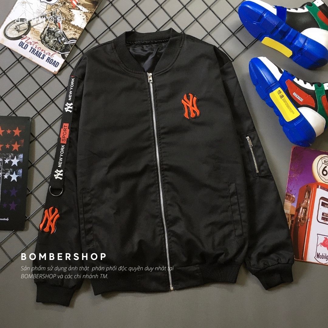 [HCM][Ảnh + video thật] Áo khoác Bomber Design N.Y style thể thao (dòng hàng thiết kế)