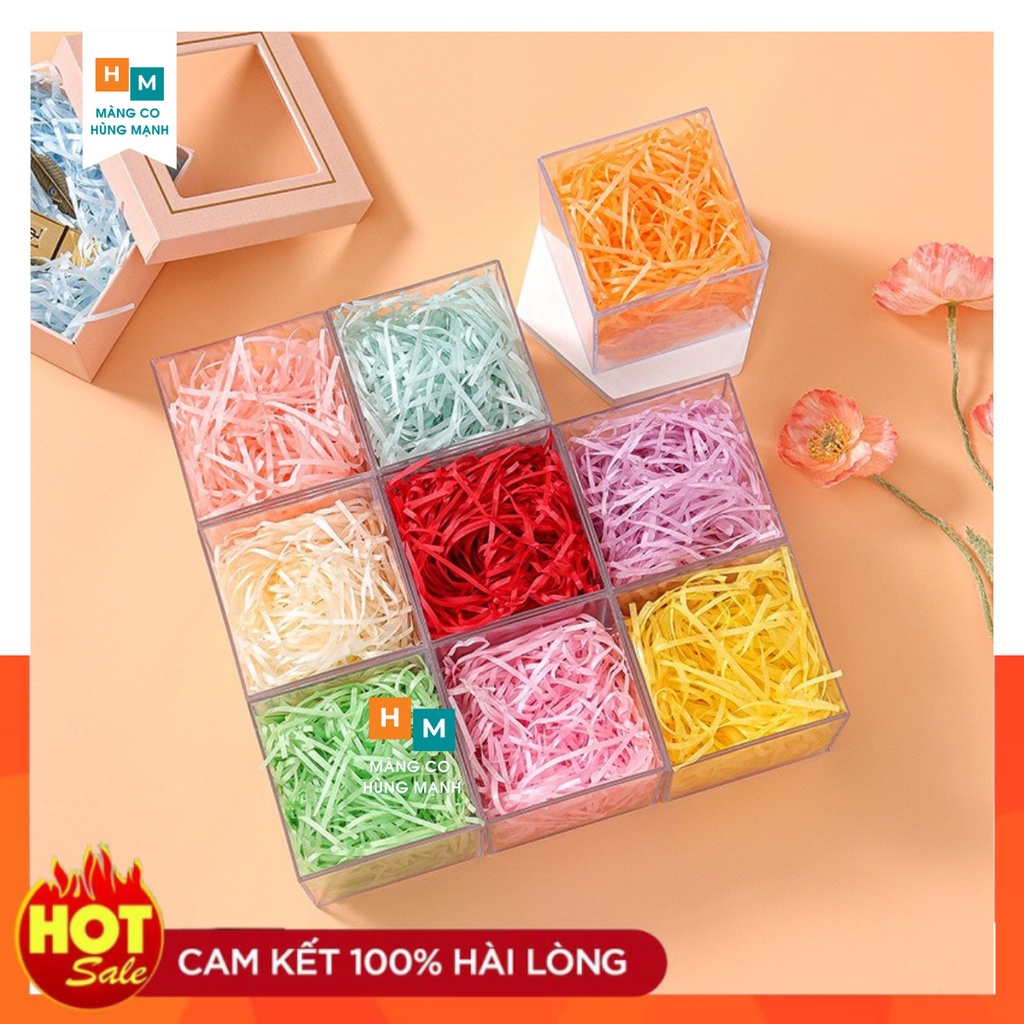 Giấy rơm lót hộp quà, giấy rối 1kg, giấy rối trong hộp quà