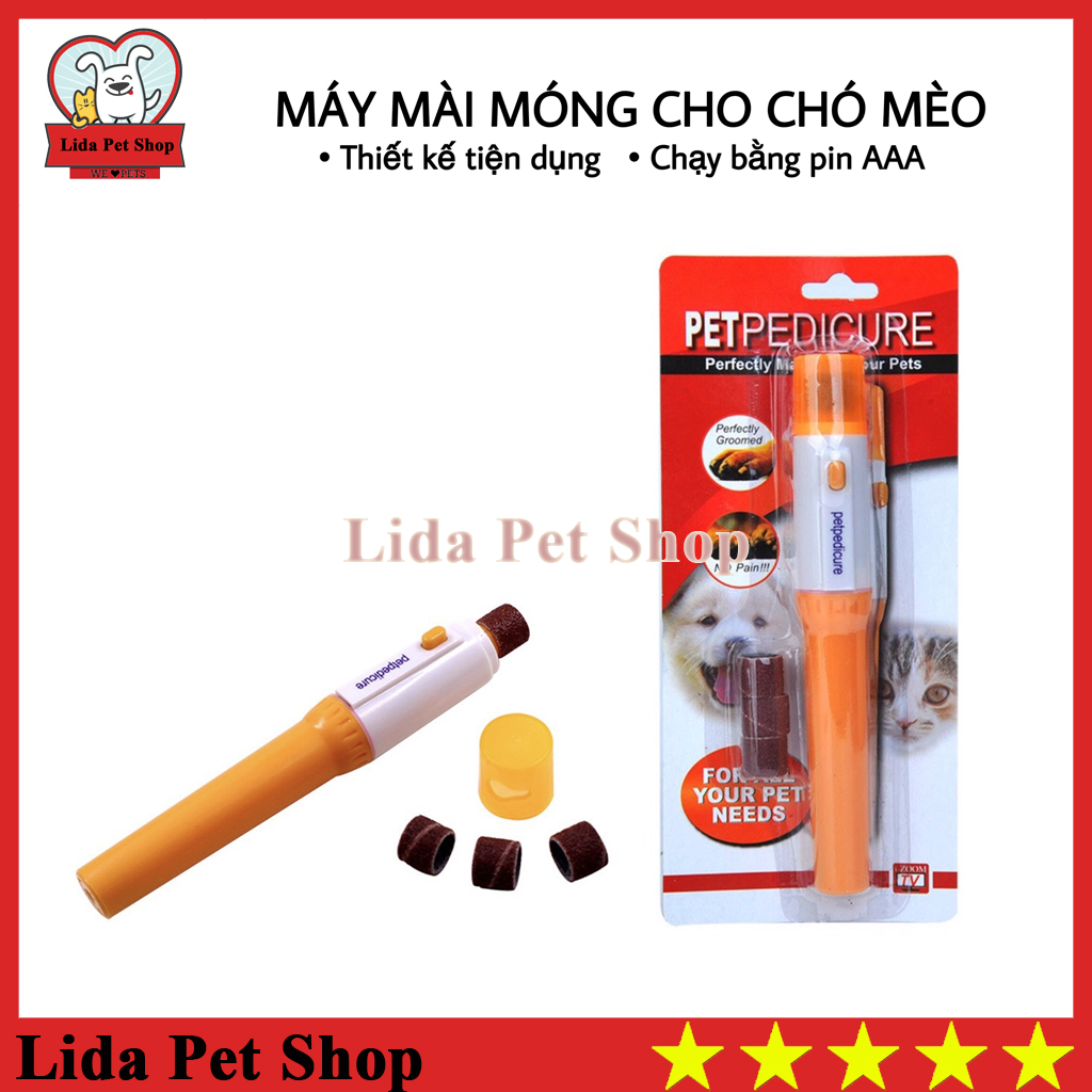 HN- Máy mài móng mini dành cho chó mèo - máy chạy pin - Lida Pet Shop