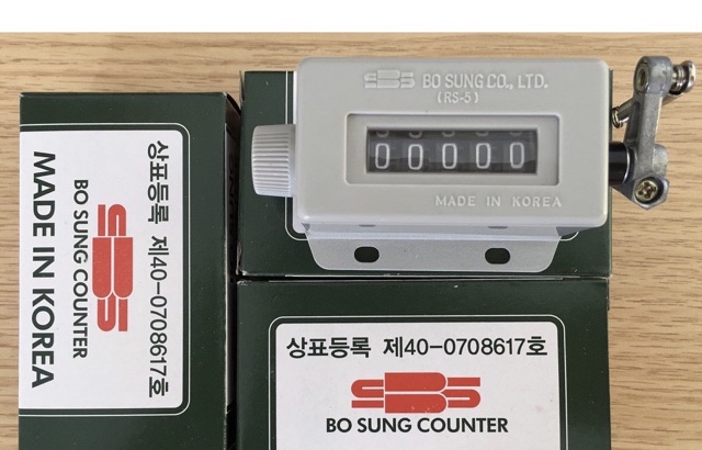 Bộ đếm sản lượng bosung,chính hãng hàn quốc.