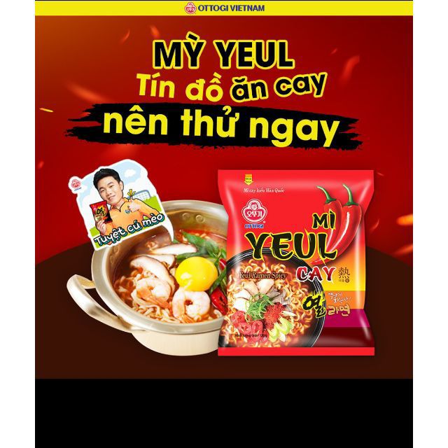 1 thùng mì cay Hàn Quốc 20 gói