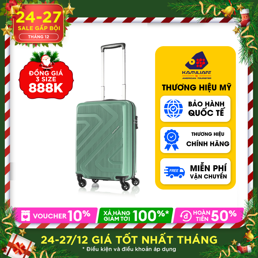 Đồng Giá 3 Size Voucher 10 Vali kéo Kiza KAMILIANT BY AMERICAN TOURISTER Thương Hiệu Mỹ bảo hành quốc tế 118 quốc gia