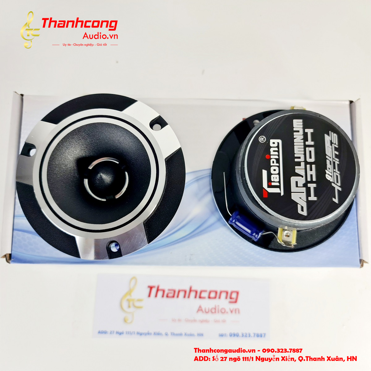 Loa Treble 4inch Vành Nhôm, màng titan .