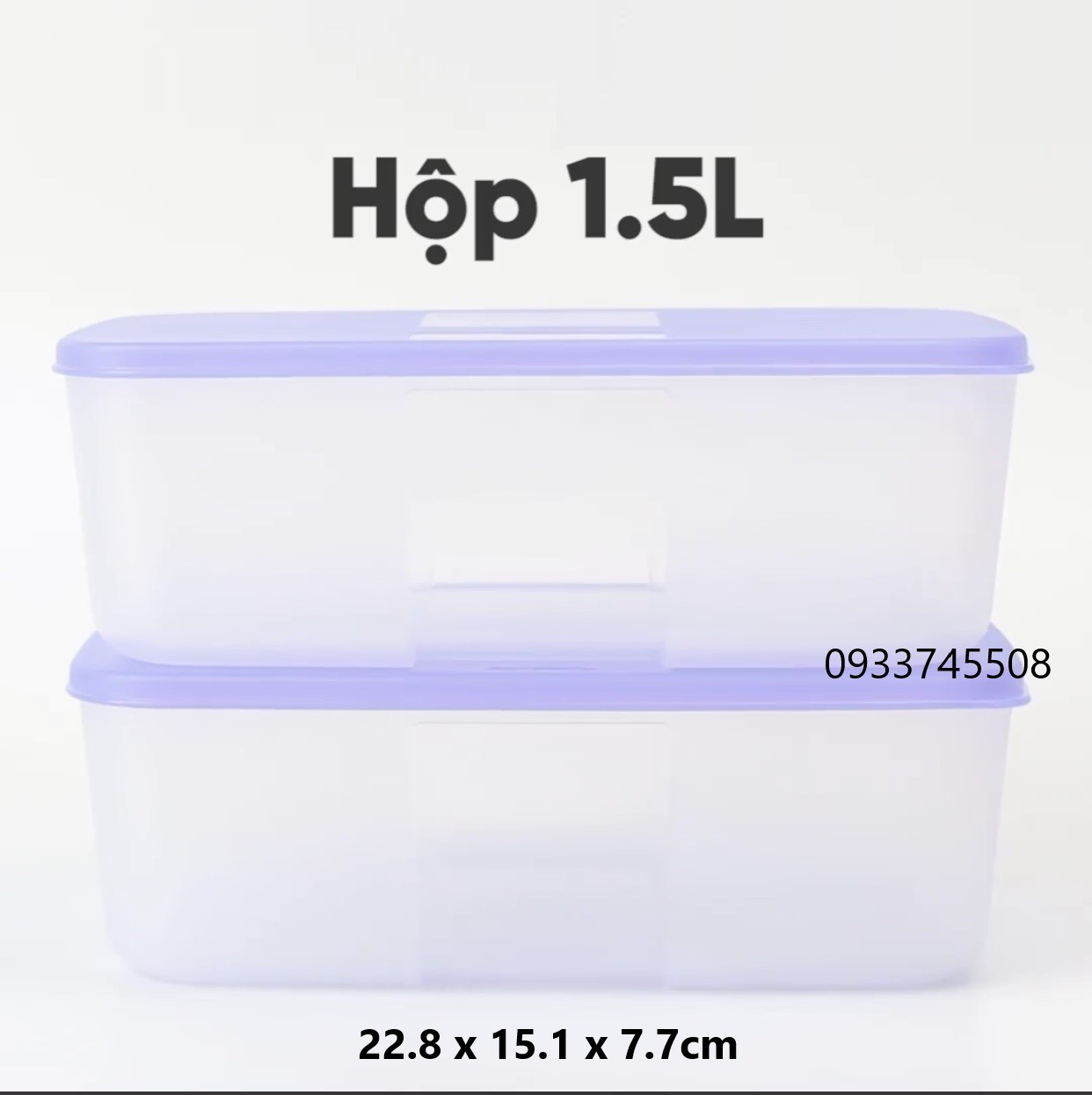 Tupperware official store - bộ hộp trữ đông freezermate 1.5l*2 lazada chính hãng 100%