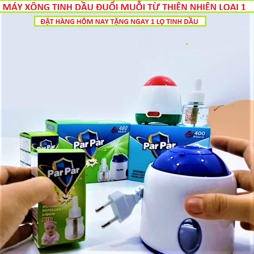 MÁY XÔNG TINH DẦU ĐUỔI ( TẶNG LỌ TINH DẦU ) THIÊN NHIÊN A2 , TINH DẦU , TINH DẦU ĐUỔI MUỖI