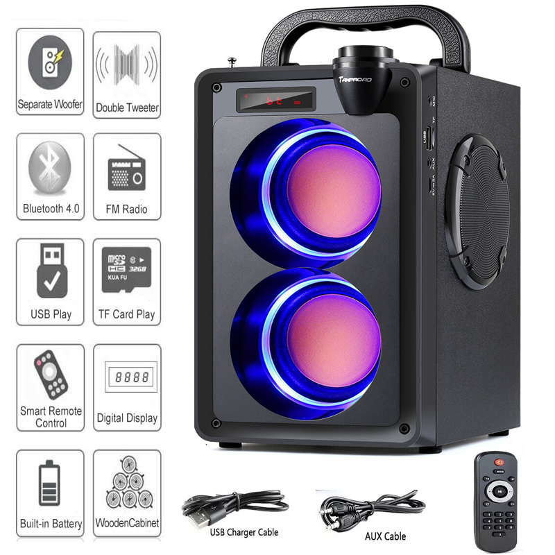 Loa bluetooth mini, loa RS A20 Haoyes siêu chất kết nối không dây, âm thanh vòm sống động