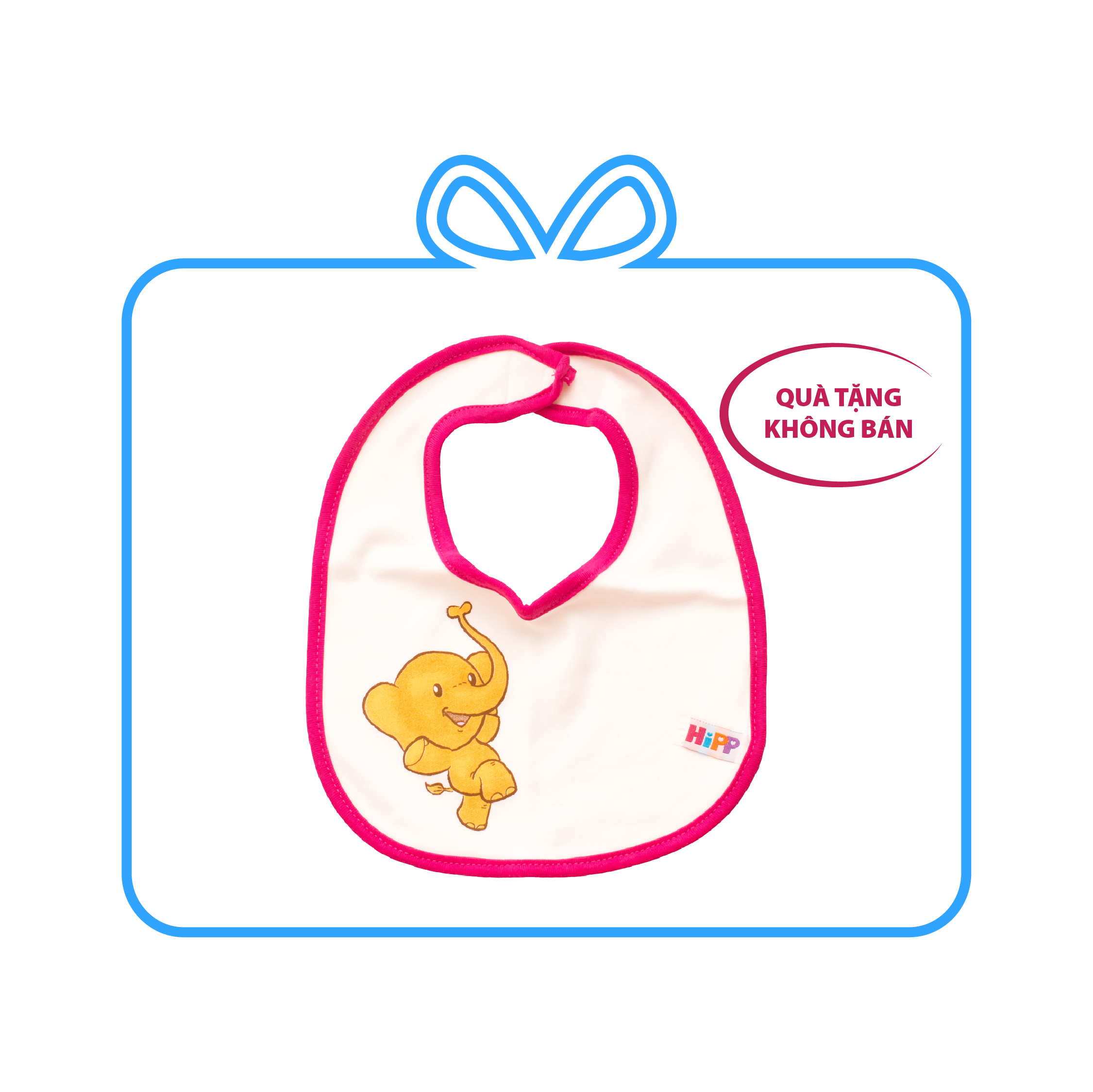 [GIFT]: Yếm ăn dặm HiPP organic nhập khẩu từ Đức