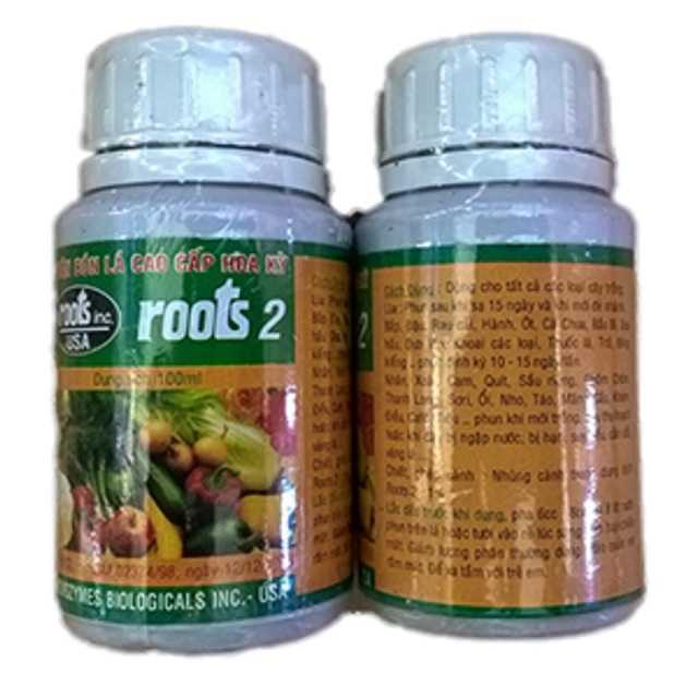 Kích ra rễ roots 2 - phân bón lá roots2 - ra rễ cực mạnh roots2