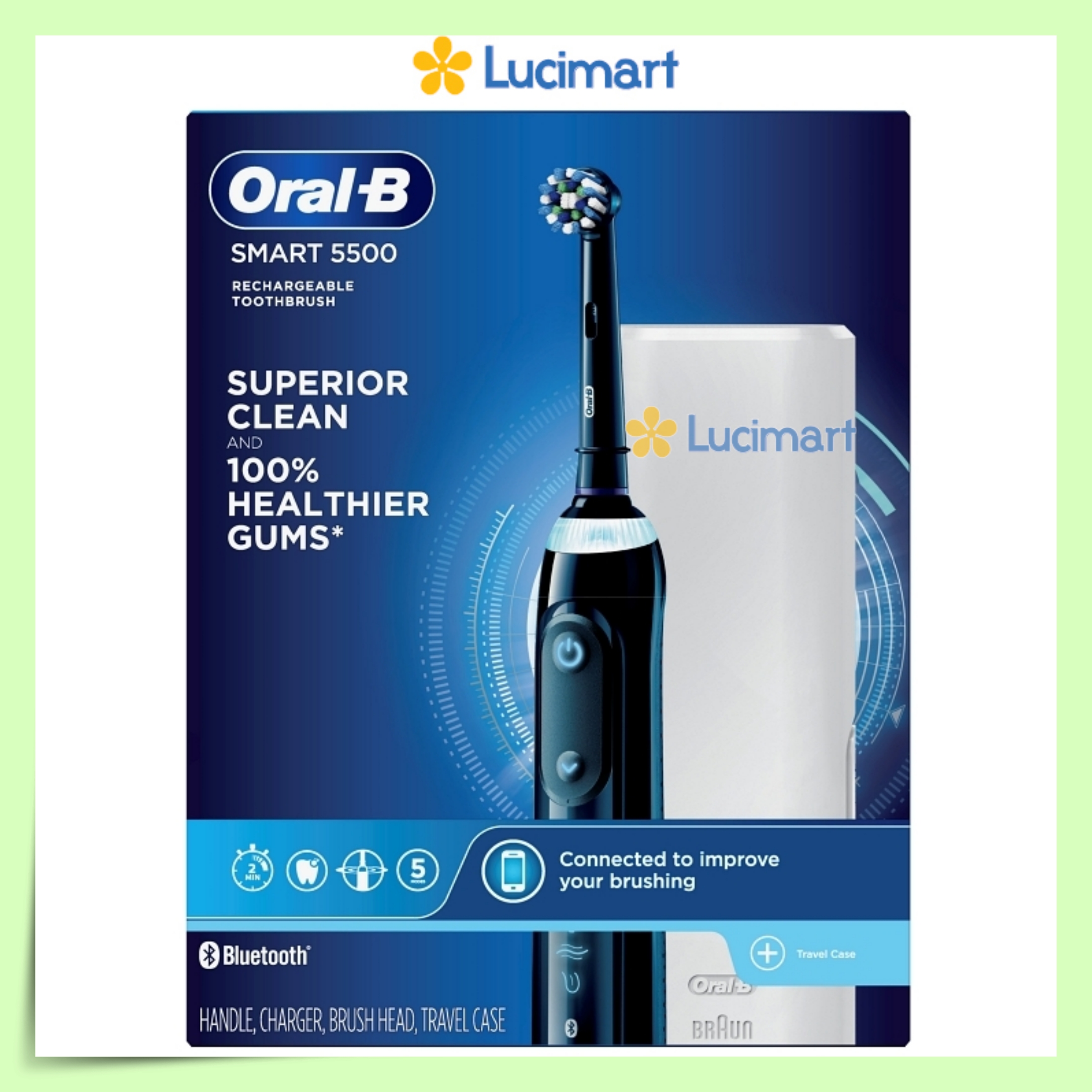 Bàn chải điện Oral-B Smart 5000, 5500 [Hàng Đức]