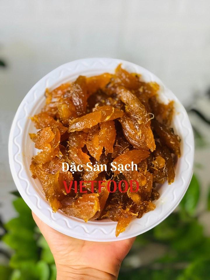 Ô mai cóc dẻo xốc gừng vietfood - 500gr