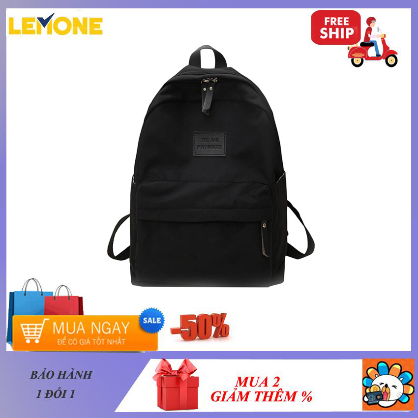 Balo nữ Ulzzang Hàn Quốc TN40. Balo nữ Ulzzang cute. Balo nữ. Balo nữ đi học Hàn Quốc. Balo nữ kẻ caro. Balo nữ Hàn Quốc vải dù - LEMONE