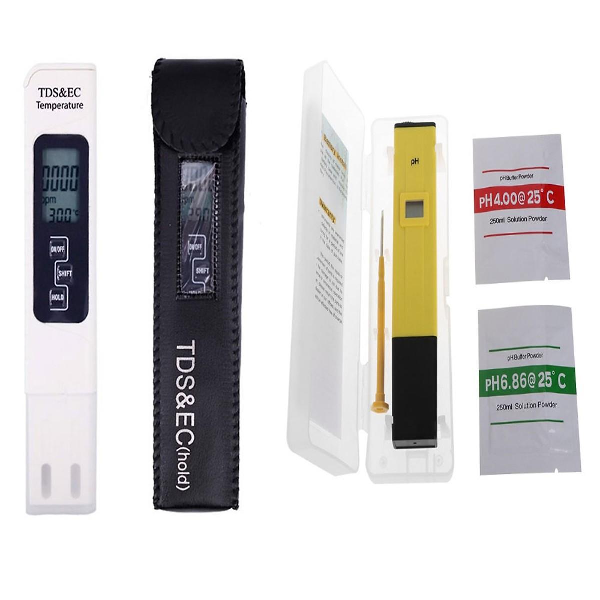 Combo bút đo độ PH và bút thử nước EC