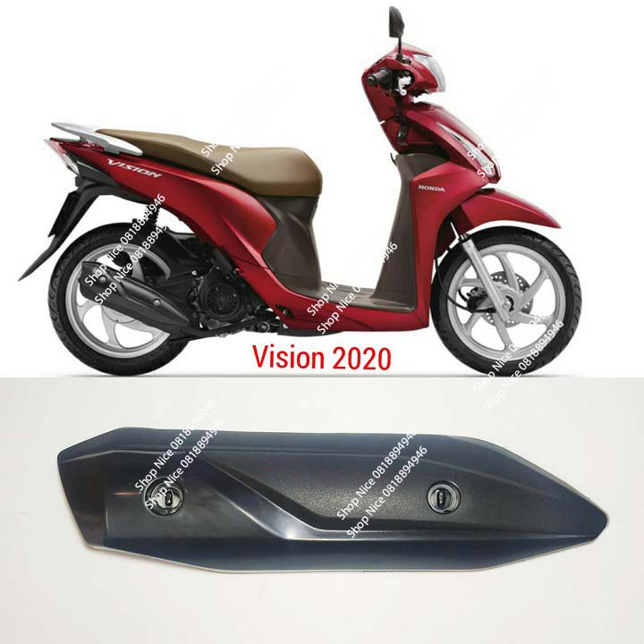 Ốp pô xe máy honda vision 2020 giá 1 cái