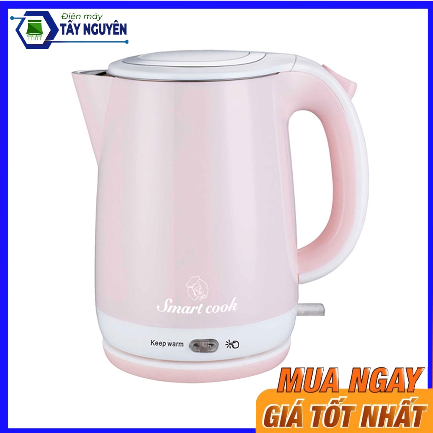 Ấm đun nước siêu tốc smartcook kes-3864 - hàng chính hãng