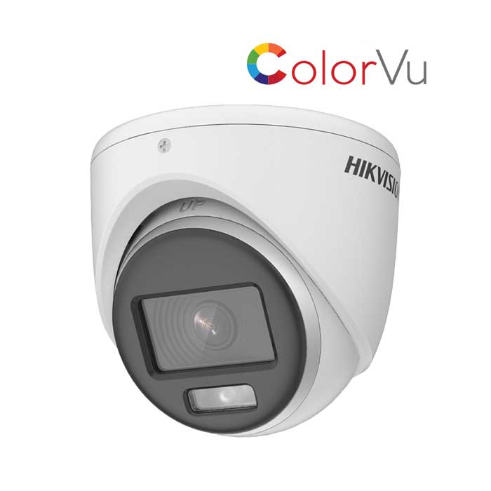 Camera hdtvi colorvu 2mp bán cầu hikvision ds-2ce70df0t-mf, đêm có màu , lắp trong nhà, dùng cho bộ hệ thống đầu ghi