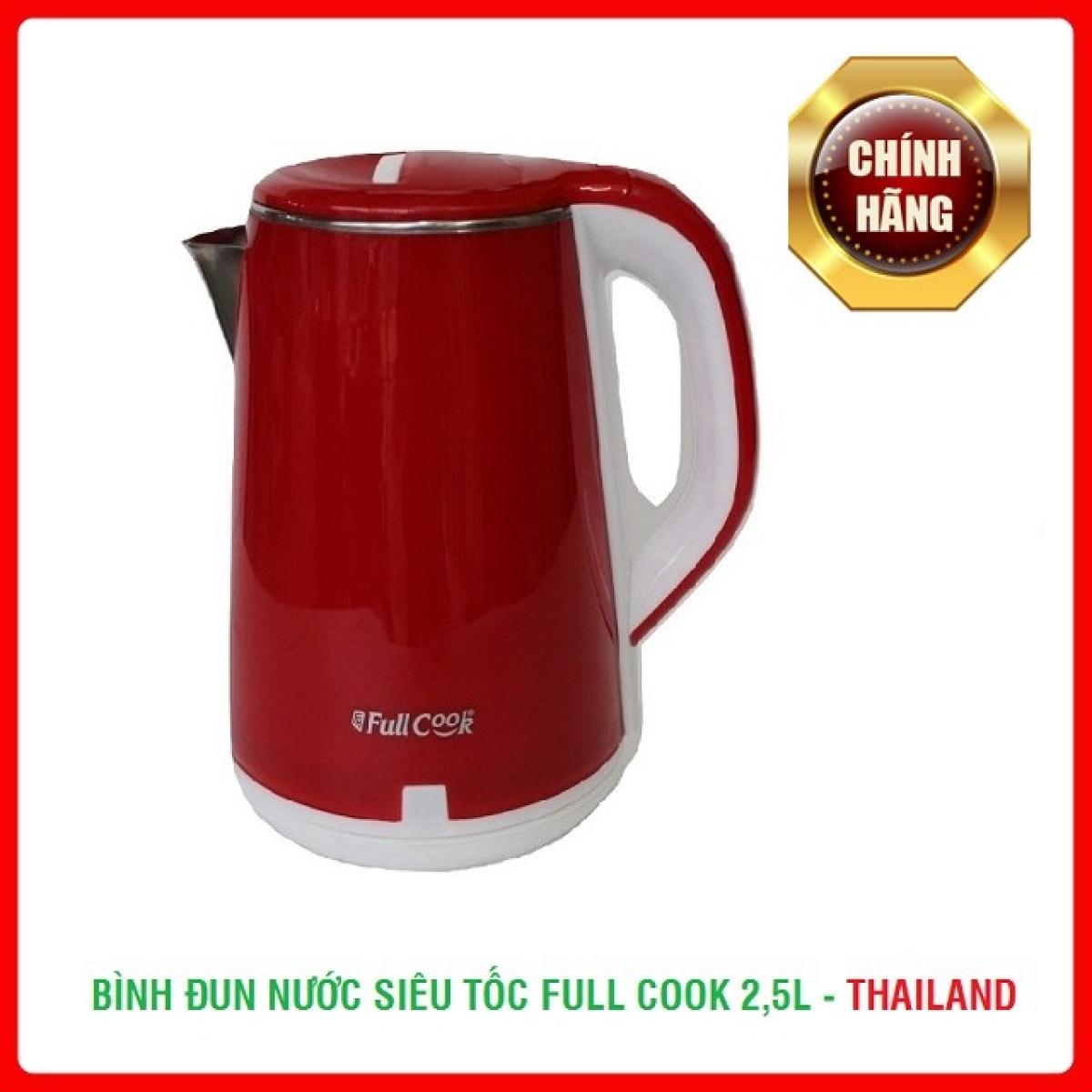 tiết kiệm điện] Ấm / Bình đun nước siêu tốc 2 lớp chống nóng thái lan 2.5 lít- ấm đun nước thái lan - ấm siêu tốc 2.5 lít