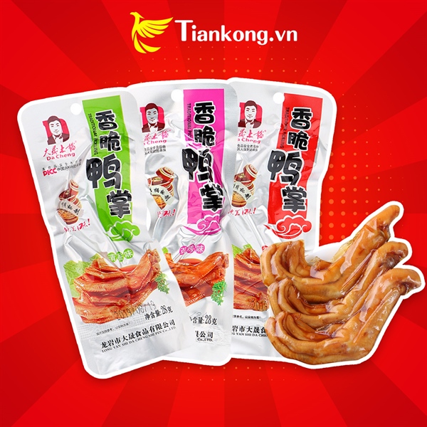 Combo chân vịt Dacheng, đồ ăn vặt siêu ngon-TIANKONG