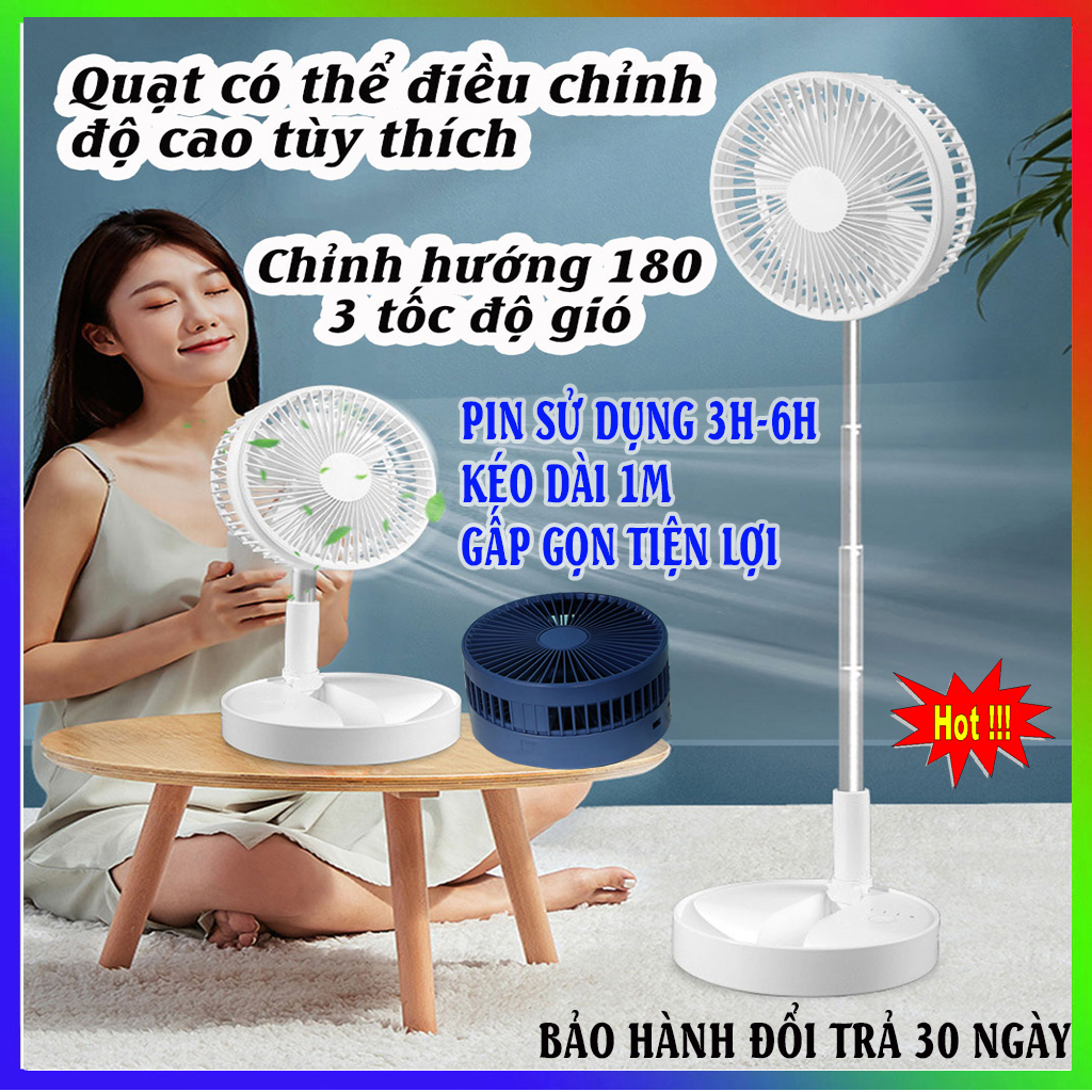 Quạt sạc điện loại tốt, quạt tích điện pin siêu trâu, quạt cầm tay mini sạc điện - quạt tích điện cỡ lớn pin trâu - quạt gấp gọn- quạt cầm tay mini để bàn- quạt sạc điện dự phòng mát như quạt phun sương