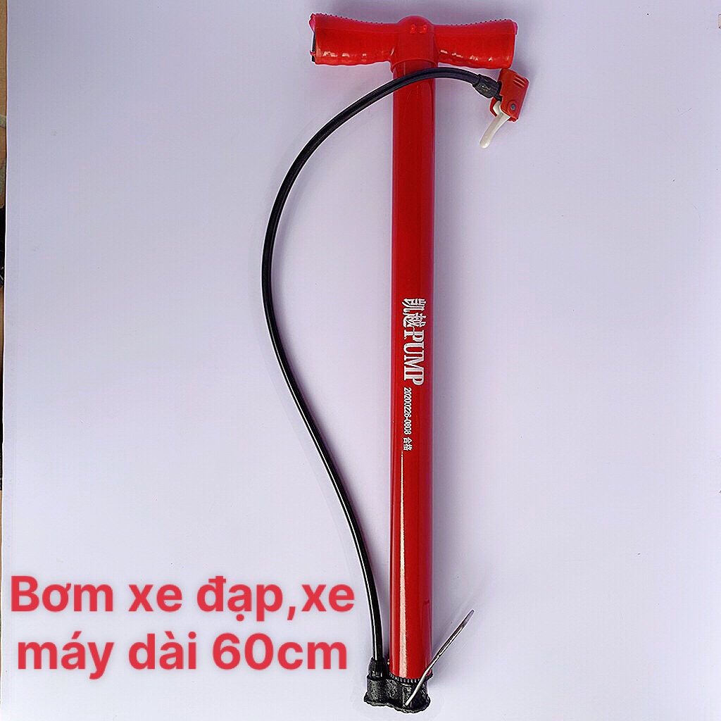 Ống bơm xe đạp, xe máy tiện dụng dài 60cm, loại tốt, dùng bền