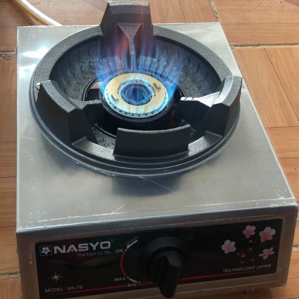Bếp khè gas công nghiệp Bếp khè gas bán công nghiệp NASYO NS - 7 B, toàn thân inox cao cấp.