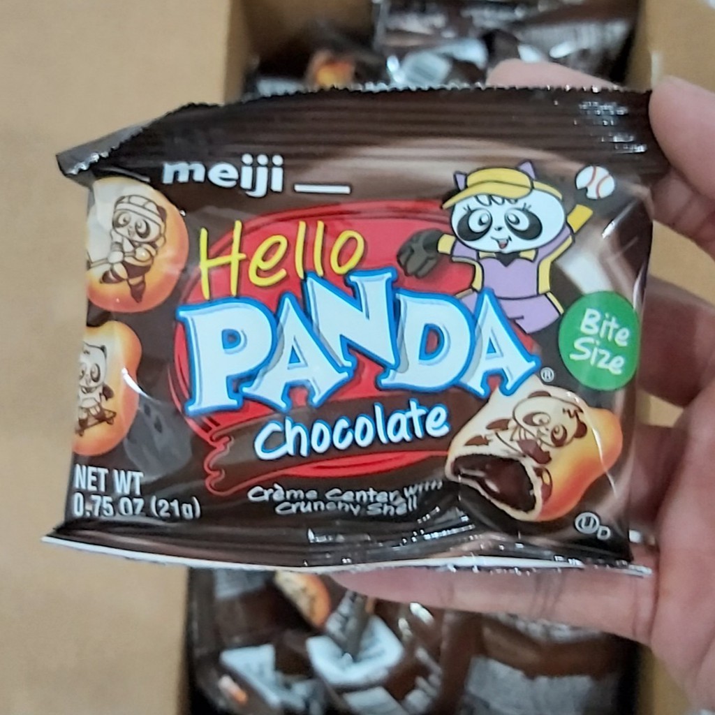 Bánh Gấu Hello Panda Chocolate Meiji USA 21gr - Date T9/2024