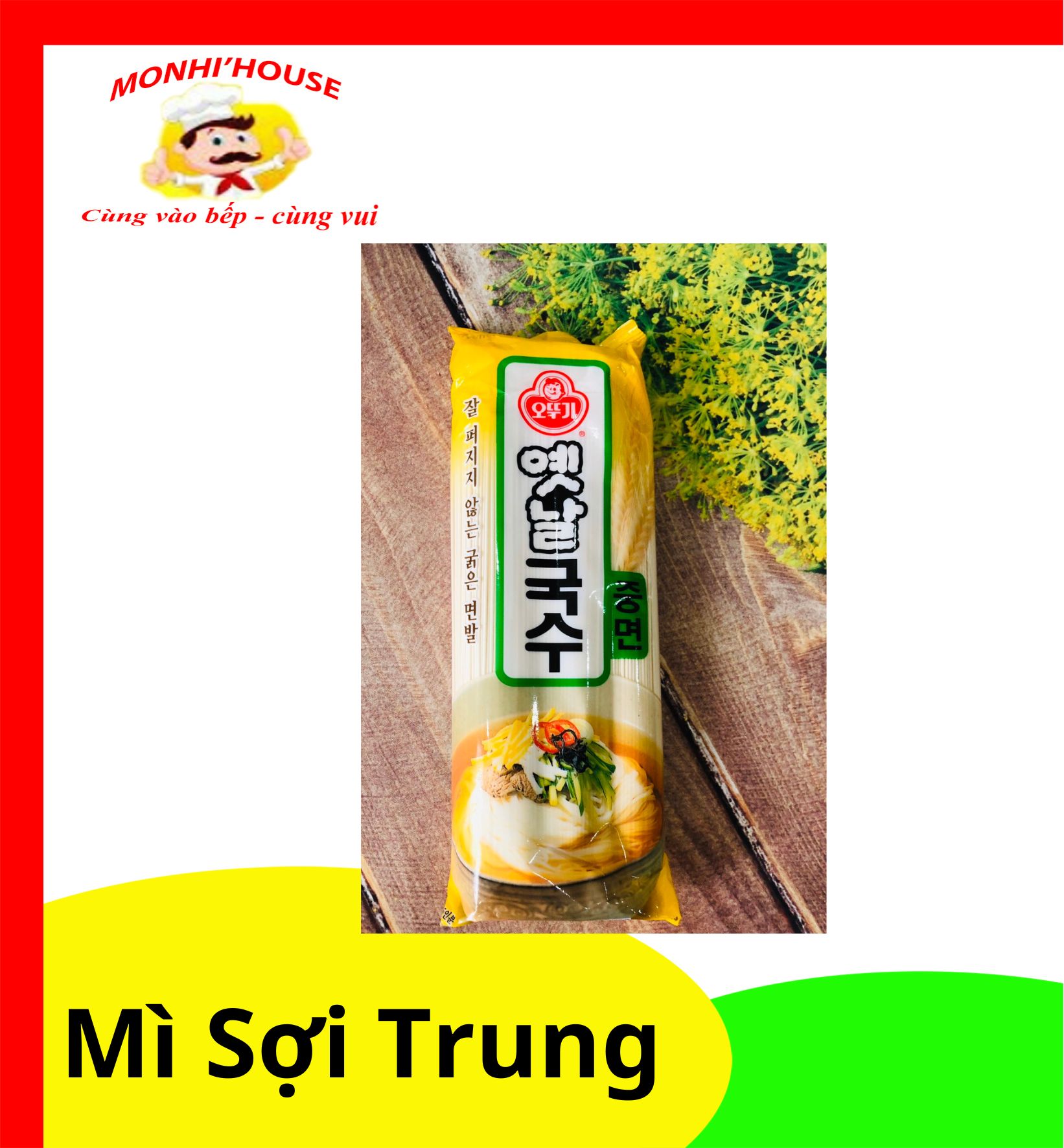 Gói 500g mì hàn quốc