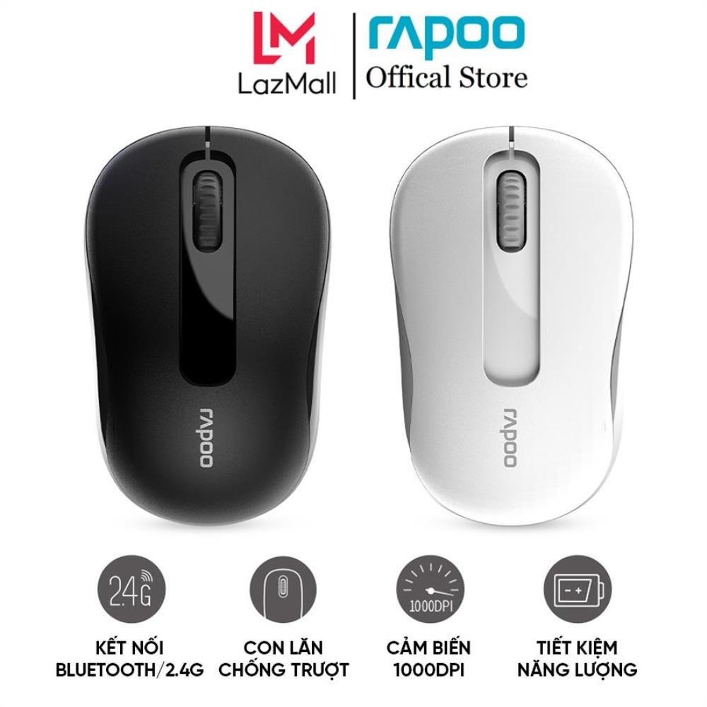 Chuột không dây Rapoo M218 - Cắm là xài, Siêu Bền