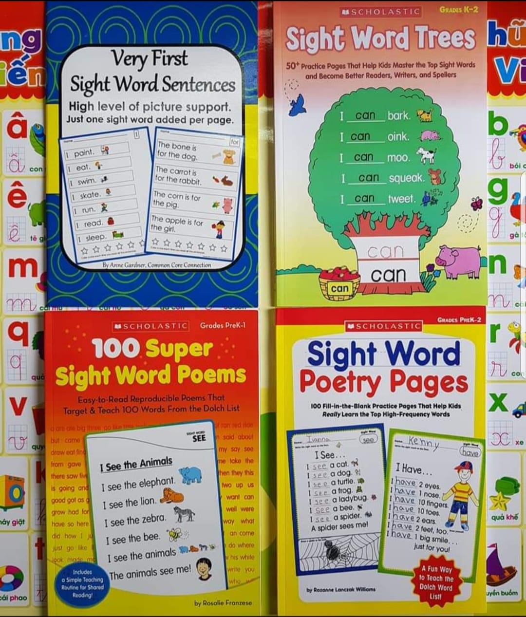 Đồ chơi cho bé học tiếng anh Sight Word