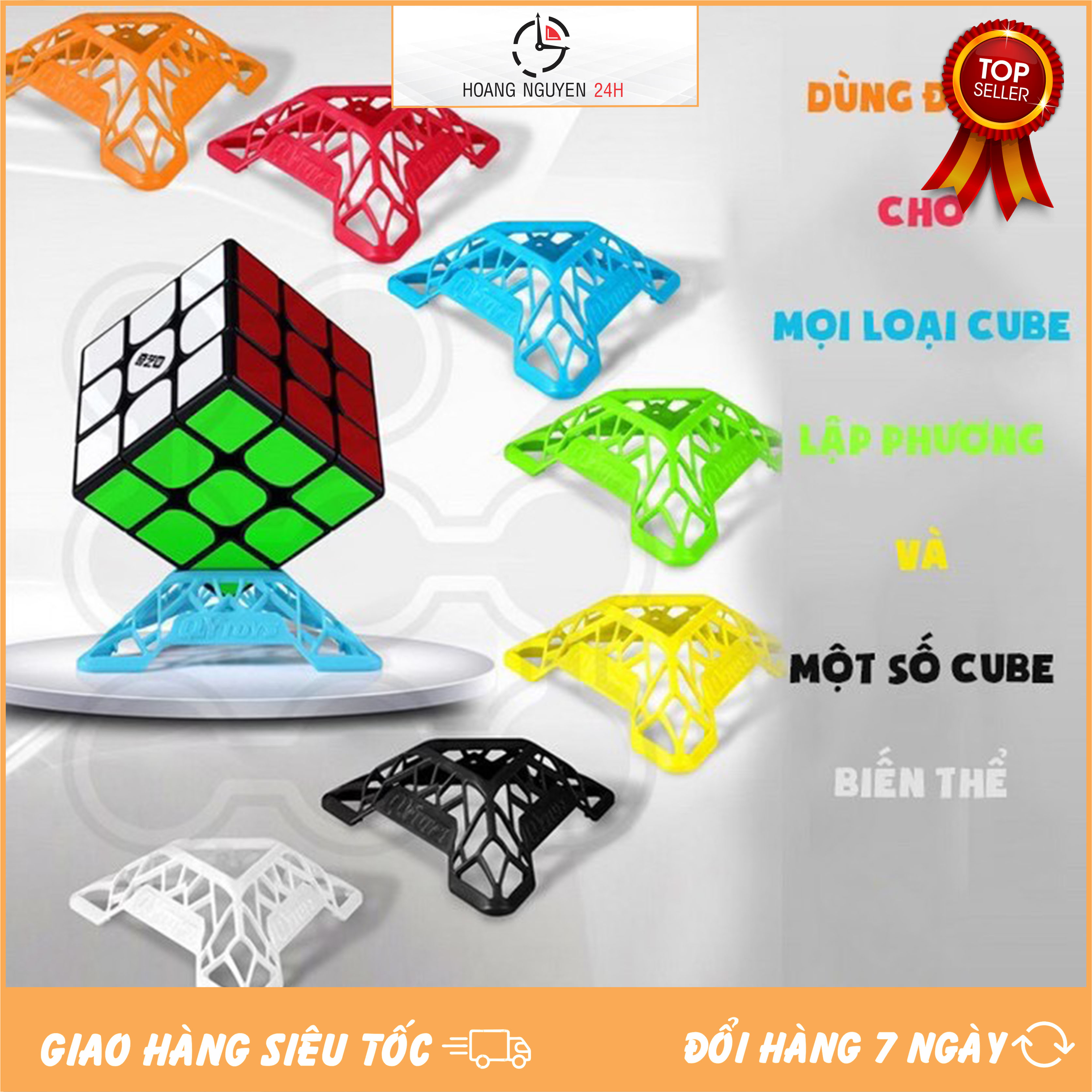 Đế Kê Rubik DNA QiYi Cube Stand Cubestand P336 Siêu Xịn Phụ Kiện Giá Đỡ