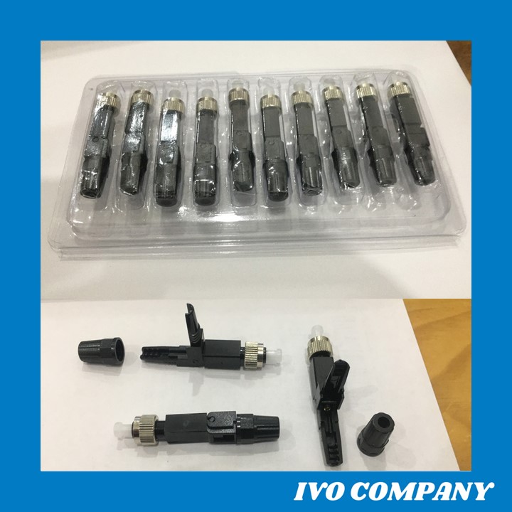 Vỉ 10 chiếc đầu nối nhanh fast connector fc/upc