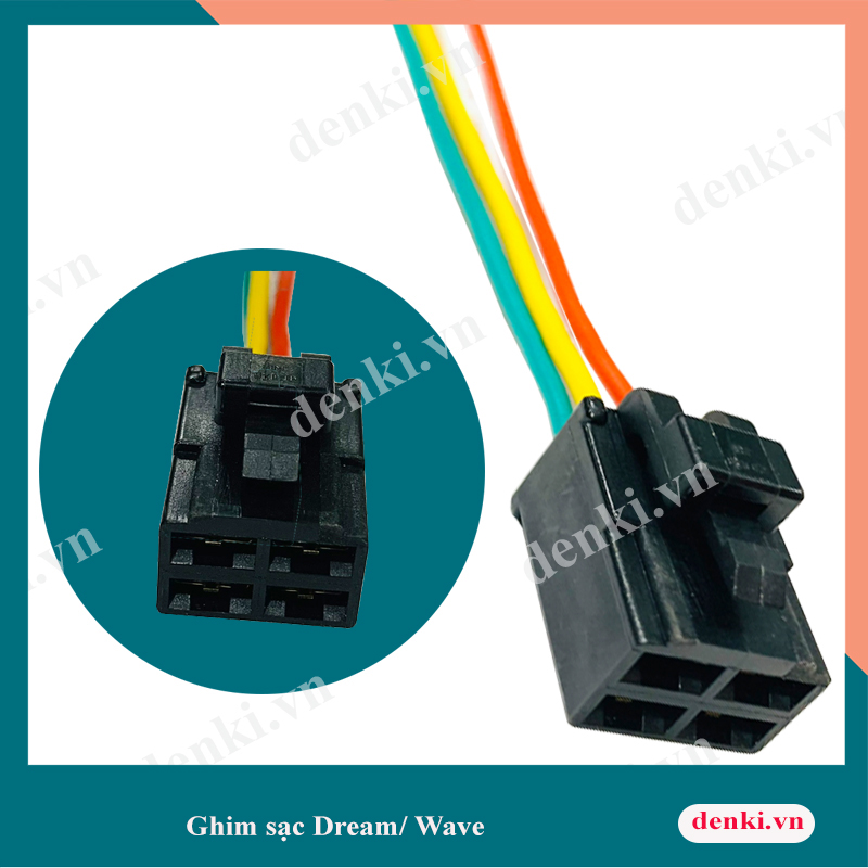 Ghim sạc dành cho xe Dream/ Wave