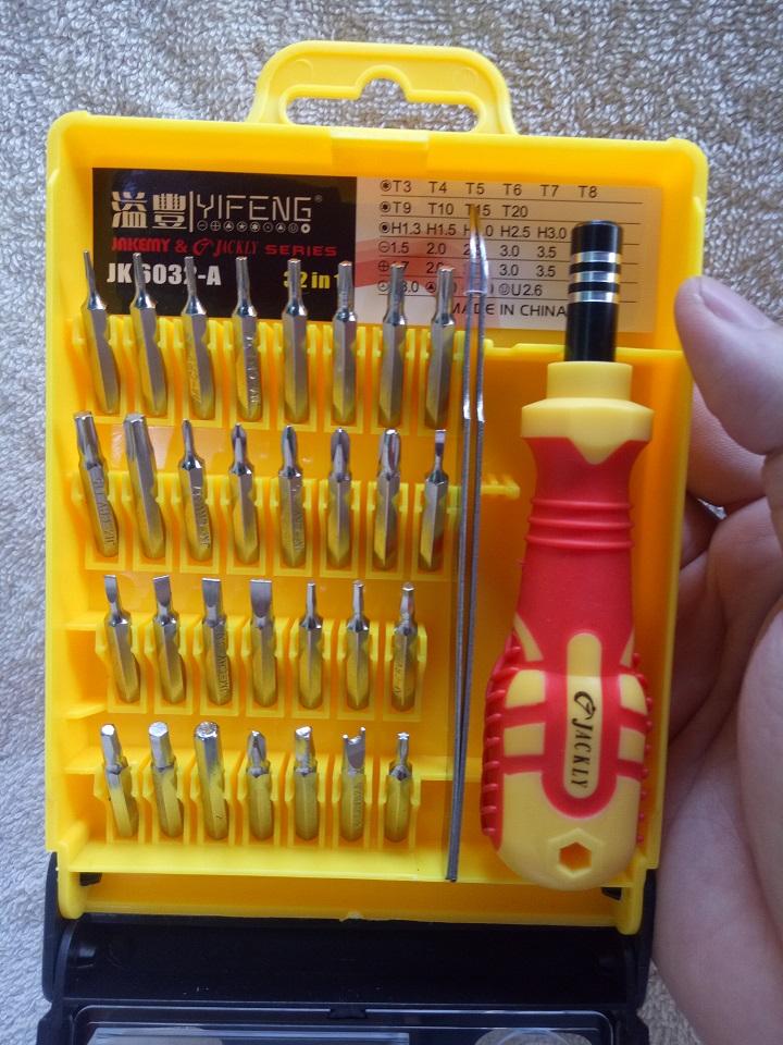 Bộ Vít đa năng 6032-A loại tốt, dùng để sửa chữa máy tính, điện thoại, máy tính bảng