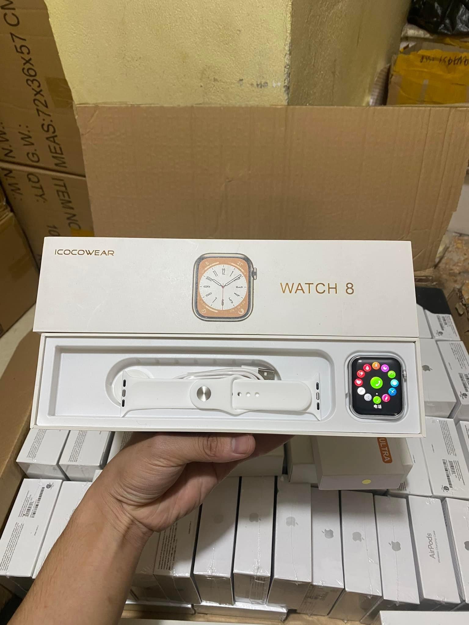 Đồng hồ thông minh chính hãng Watch 8 Đồng hồ thông minh Watch 8 Hàng Mới Thời Trang Đa chức Năng Đồng Hồ Thông Minh Thế Hệ Mới Watch Series 8 chính hãng, giá tốt Đồng hồ Watch Series 8 | Giá rẻ