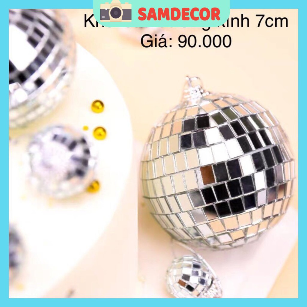 Khối cầu gương trang trí