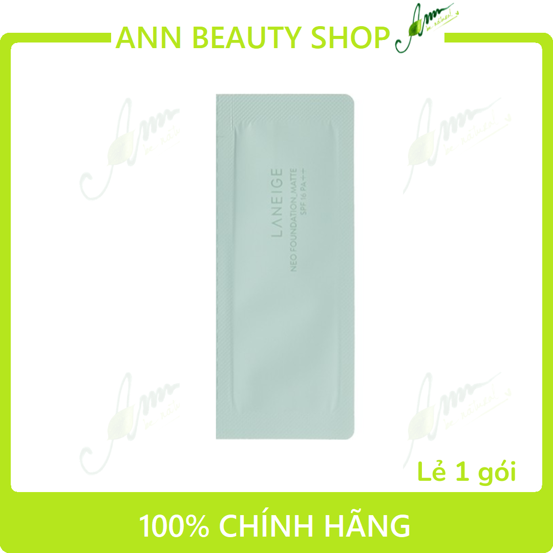 Sample kem nền laneige neo foundation 1ml