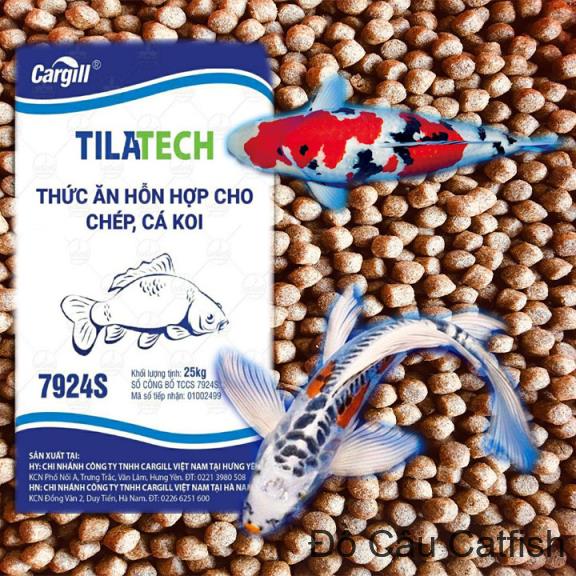 Túi 5kg thức ăn cá chép,cá koi,cargill 7924s dành cho cá chép,cá koi-cám cá chép,koi-cám cá cảnh