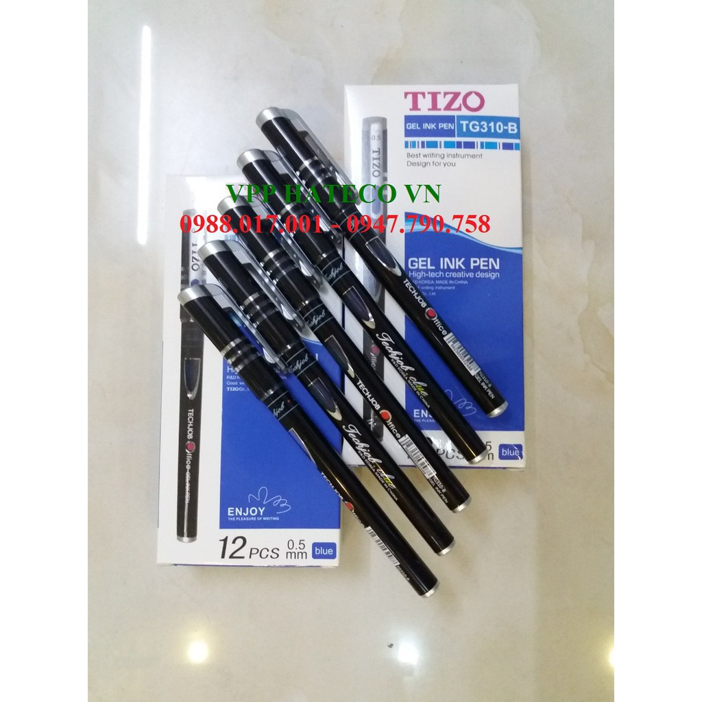 Bút nước tizo tg310 xanh - bút gel tizo techjob