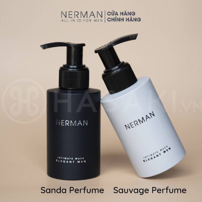 Dung Dịch Vệ Sinh Nam Giới Nerman 100ml giúp cánh mày râu vệ sinh cậu bé dễ dàng và an toàn cho vùng da nhạy cảm