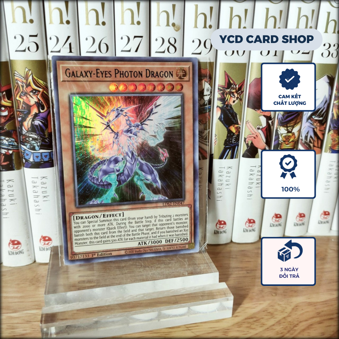 Thẻ bài yugioh chính hãng Galaxy-Eyes Photon Dragon – Ultra Rare