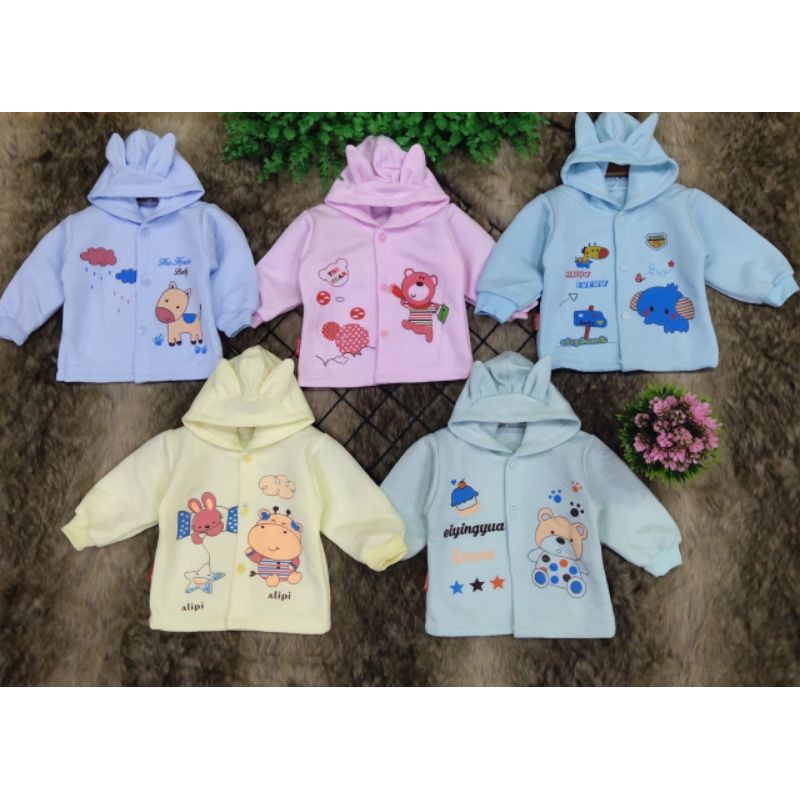 Áo trần bông có mũ cho bé 3-10kg /loại đẹp
