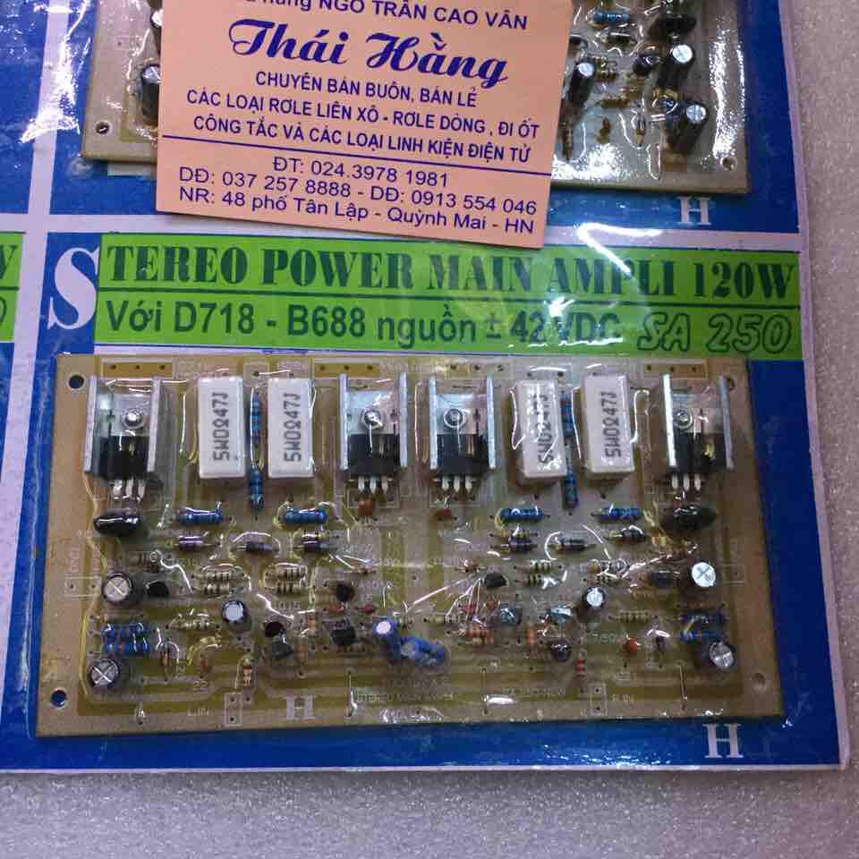 Mạch ampli 120 w giá cho 1 mạch